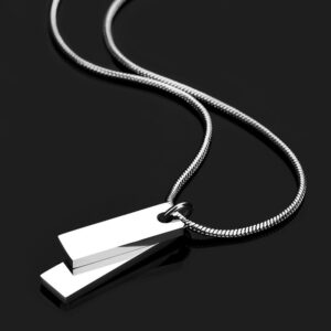 Minimalist Versatile Hip-Hop Style Titanium Steel  Necklace for Men